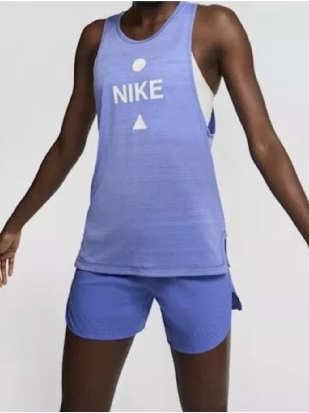 Nike Dri-Fit Icon Clash Tank Top Womens Size Medium Lightweight Racerback Breezy
